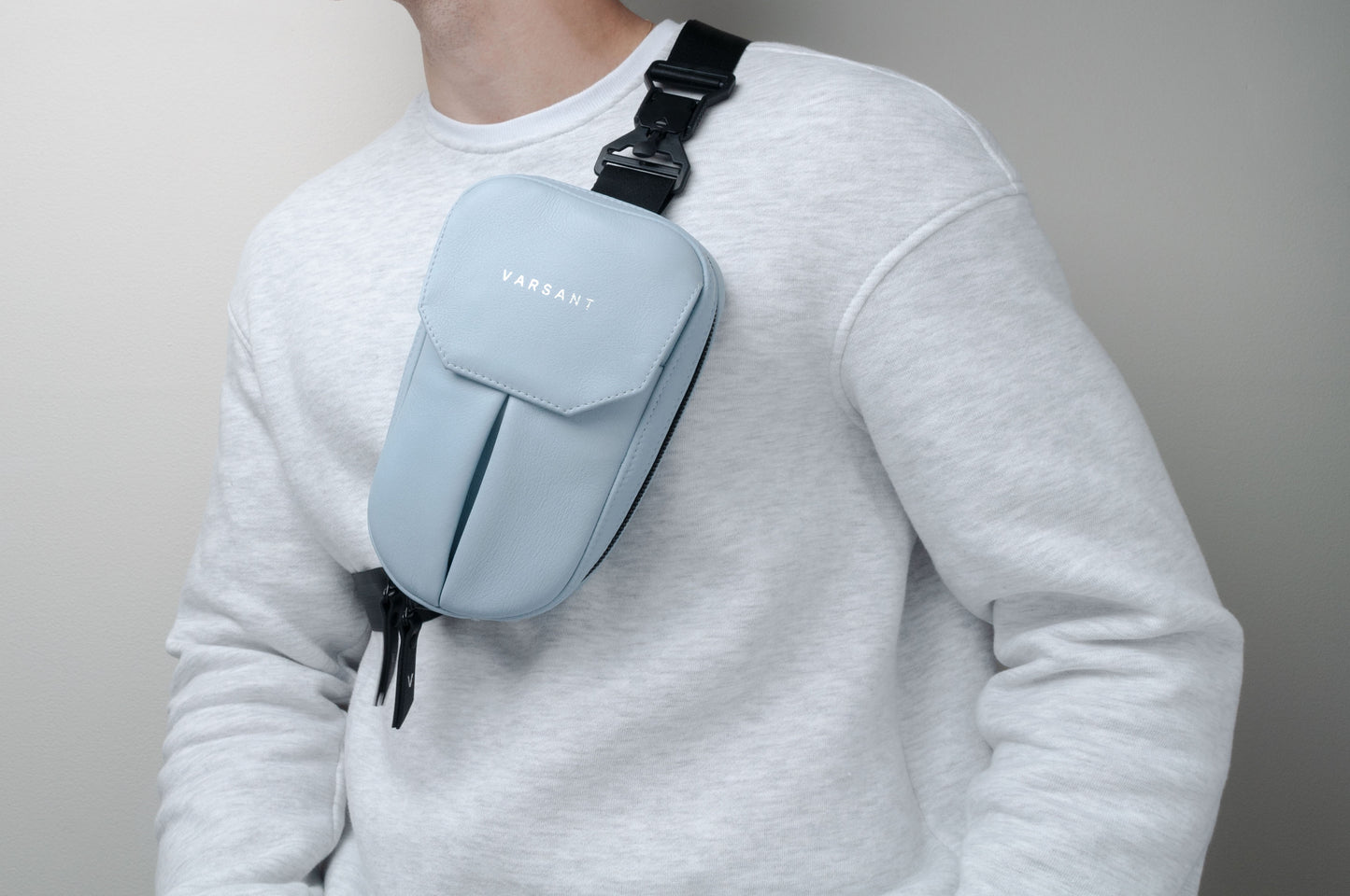 VARSANT Mini Crossbody Sling Bag 2L MAG – No.5 Baby Blue Leather