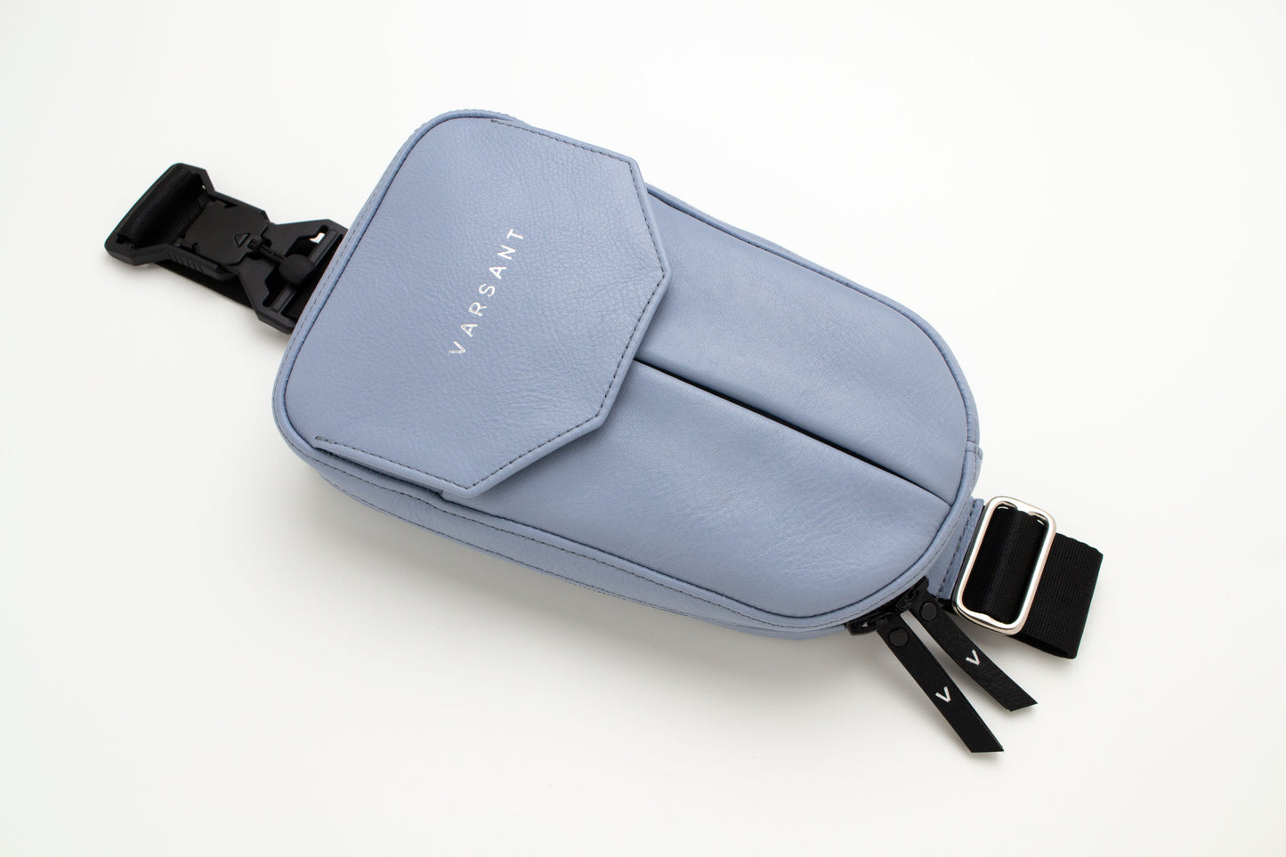 VARSANT Mini Crossbody Sling Bag 2L – Sky Blue Leather
