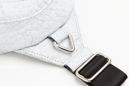 VARSANT Crossbody Sling Bag 3L – Crackle White Leather